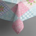thumbnail image 5 of Pioneer Flower Floral Print Pattern Square Tablecloth, Waterproof Wipeable Spillproof Washable Table Cover for Home Kitchen Party Decor, 60"x60", 5 of 6