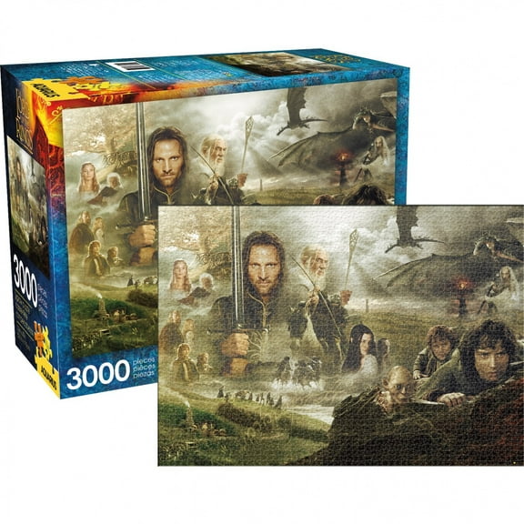 The Lord of the Rings Saga 3000 Piece Jigsaw Puzzle