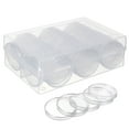 thumbnail image 5 of PTOOTP 100Pcs Plastic Coin Holders Multi-functional Storage Boxes For Coin Collectors And Display, 5 of 8