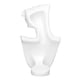 thumbnail image 1 of Soporte de busto ANGGREK exhibición collares resina blanca, 1 of 8