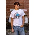 thumbnail image 5 of Sports Hefty Smurf Active Man Cartoon Men's Graphic T Shirt Tees Brisco Brands S, 5 of 6