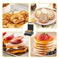 thumbnail image 4 of GloryStar 25PCS Mini Dutch Pancake Maker, Commercial Electric Nonstick Waffle Maker Machine, 110V for Home and Restaurant Use, 4 of 8