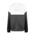 thumbnail image 5 of Fanxing Oversized Sweatshirts for Teen Girl Trendy Colorblock Fleece Hoodies Juniors Drop Shoulder Long Sleeve Pullover Hoody Tops Black,L, 5 of 6
