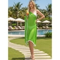 thumbnail image 4 of HAPPY BAY Women's Beachwear Swimsuit Coverups for Women Summer Swim Beach Dress Cover ups for Swimwear Women Loose Wear Bathing Suit Cover-up for Women 1X-2X Sage_AC683, 4 of 5