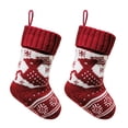 thumbnail image 2 of Clearance Under $1.89 Large Christmas Stocking Set for Holiday Gift Filling and Fireplace Decoration, 2 of 5