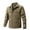 Khaki, variant on Men's Casual Shirt Jacket Lightweight Shacket Jacket Quilted Button Down Jackets Khaki