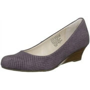 Rockport Women's Alika Pump Low Wedges Heels, Sparrow Violet