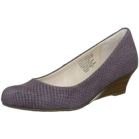 Rockport Women's Alika Pump Low Wedges Heels, Sparrow Violet
