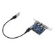 thumbnail image 5 of Adaptador de de expansión HUB -E de 4 puertos a USB 3.0 Controlador perfke HUB PCI E a USB de 4 puertos, 5 of 9