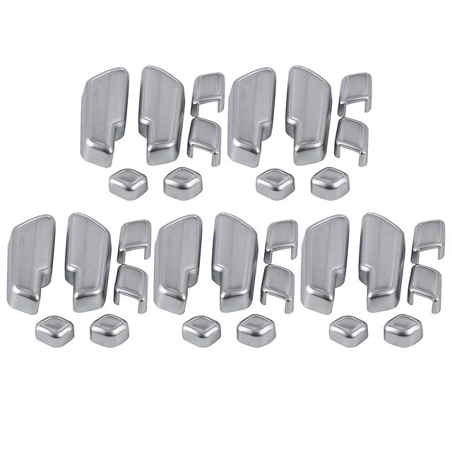 30 Uds interruptor de botones de ajuste de puerta de coche cromado para Clase E W204 W205 W212 W218 X204 X166