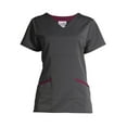 thumbnail image 6 of Scrubstar Women's Solid V-Neck Scrub Top, 6 of 6