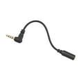 thumbnail image 2 of 3,5 mm 3 polos TRS hembr 4 polos mcho de micrófono Convertidor de uxilir de 90 grdos de extensión de pr cámr jinwen Cable convertidor de audio, 2 of 7
