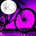 thumbnail image 2 of Luces LED para rueda de bicicleta - Accesorios de decoración de luces de bicicleta de colores brillantes - Luces delanteras y traseras para rueda de bicicleta para montar de noche - Diversió, 2 of 3