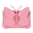 thumbnail image 2 of For Samsung Galaxy Tab A9 8.7"/A7 Lite/HD8 (2018/2017/2016) Rotating Butterfly Stand Case,Rotatable and Folding Soft EVA Stand Lightweight Rugged Heavy Duty Shockproof Kids Friendly Case,Pink, 2 of 7