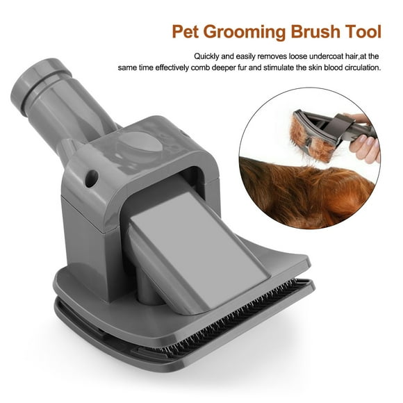 Rdeghly Dog Clearer Tool for Dyson, Pet Brush Tool,Pet Hair Brush Dog Clearer Tool for Dyson Groom Animal Allergy Vacuum Cleaner
