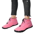 thumbnail image 4 of Zapatos para mujer, otoño/invierno, nieve, calidez, transpirabilidad, caña alta, informales, de algodón, para parejas, zapatillas para correr, botas vaqueras., 4 of 6