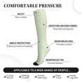 thumbnail image 5 of Compression Socks for Women and Men - Green green plants Compression Socks Circulation for Workout, 5 of 8