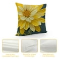 thumbnail image 4 of Qinduosi Outdoor Yellow Throw Pillow Covers of Spring Summer Decorative Cushion Cases Home Décor Decorations for Patio Couch Chair Sofa,Daisy Floral White, 4 of 5