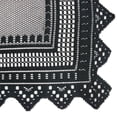thumbnail image 3 of DII 52x90" Modern Polyester Fabric Nordic Lace Tablecloth in Black, 3 of 6