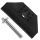 thumbnail image 3 of Abrazadera de base Kit de sujeción de batería para automóvil con kit de pernos Abrazadera de base Reemplazo de amarre de batería Accesorios automotrices universales Negro, 3 of 8