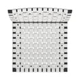 thumbnail image 5 of Butler Specialty Company Urban Woven Leather Rectangular  28" Barstool - White, 5 of 6