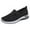 Black, variant on Censtreet Women's Woven Orthopedic Breathable Soft Shoes Arch Support, Diabetes Foam Shoes Walking Anti-Skid Sports Shoes