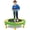 green, variant on SkyBound Mini Trampoline for Toddlers with Handlebar