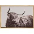 thumbnail image 3 of PixonSign Highland Cow Canvas Print Framed Wall Art, 24x36 inches, 3 of 5