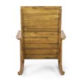 thumbnail image 7 of GDF Studio Winder Outdoor Acacia Wood Rocking Chairs, Set of 2, Teak, 7 of 7