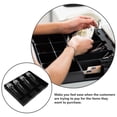thumbnail image 3 of HIAKDOFT Money Storage Drawer Cash Register Accessory Plastic Black for Supermarket 1Pcs, 3 of 8