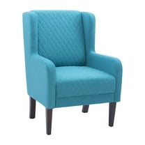 Linon Jerika Wingback Accent Chair Teal