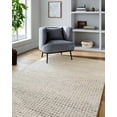 thumbnail image 2 of BoutiqueRugs Anahid Contemporary Area Rug - Light Silver, Off White, Slate Blue - 9' x 12', 2 of 7