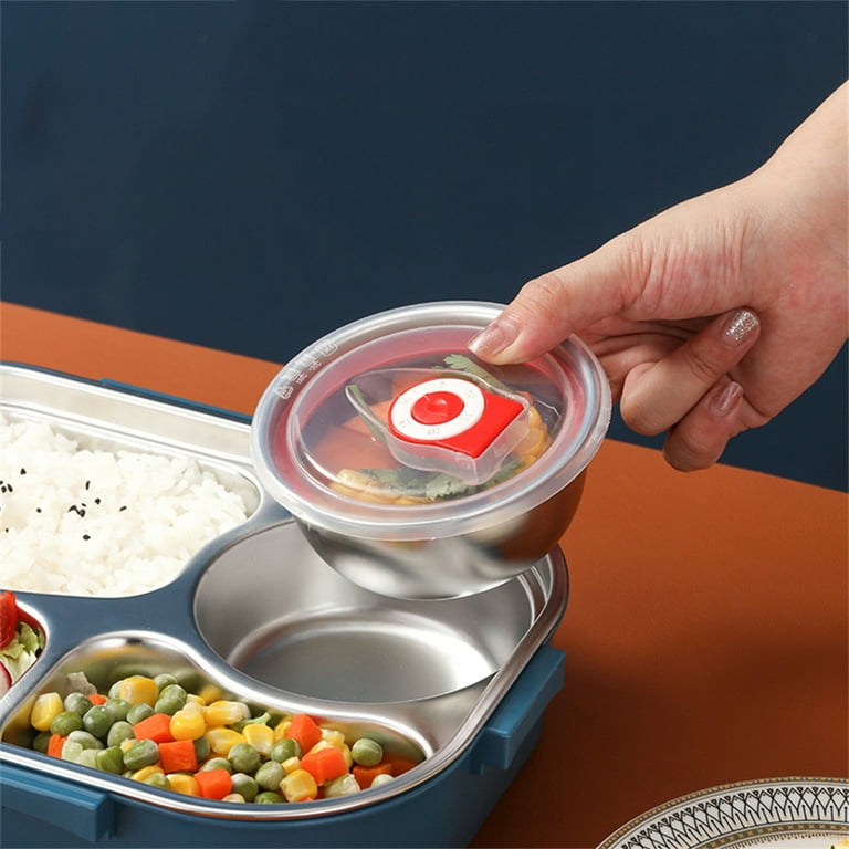 HOMETALL Bento Box Adult Lunch Box, Stackable Bento Lunch Box, 1500ml  Stainless Steel Lunch Containers/Snack Box with Utensil, Leak-Proof Lunch  Box