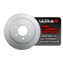 UltraHC Coated High Carbon Brake Rotor, Rear UR006960, Ford Expedition 2021-2018