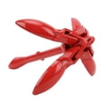 thumbnail image 4 of Foldable Anchor, Rustproof Kayak Grapnel  For Inflatable Boat For Dinghies For Watercraft Red, 4 of 8
