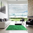 thumbnail image 7 of Ahgly Company Machine Washable Indoor Round Transitional Neon Green Area Rugs, 6' Round, 7 of 7