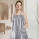 thumbnail image 5 of Fiudx Falda de Baño de Polar, Toalla Envolvente Absorbente, Suave y Gruesa, Elegante Bata con Cierre Ajustable, Bolsillo Grande para Artículos Esenciales, Ideal para Ducha de Spa En Casa, Regalo Idea, 5 of 6