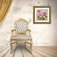 thumbnail image 3 of Art Licensing Studio 26x26 Gold Ornate Wood Framed with Double Matting Museum Art Print Titled - Botanique with Rose, 3 of 4