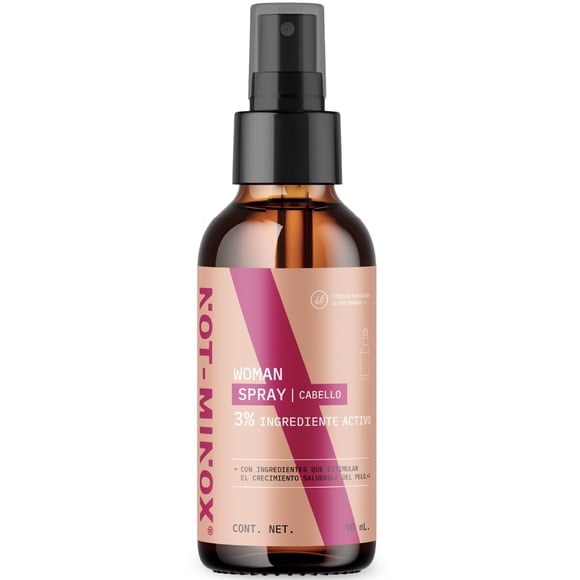 NOT-MINOX Spray para Crecimiento de Cabello para Mujer | Reforzado con Biotina, Vitamina E, Cola de Caballo, Romero | libre de ingredientes irritantes | Spray para Cabello Women