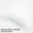 thumbnail image 5 of Unique Bargains 4 Pack Satin Pillowcases for Hair and Skin, White Standard, 5 of 8