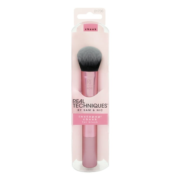 Real Techniques® Instapop Cheek Blush Makeup Brush, Single Walmart