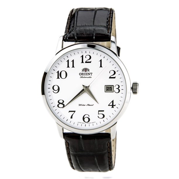 Orient ER27008W Men's Symphony Automatic Leather Strap White Dial