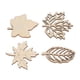 thumbnail image 2 of Juego de 80 hojas decorativas compuestas de corte suave para un toque artístico, hojas huecas de madera, 2 of 8