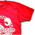 thumbnail image 3 of SpongeBob SquarePants Men’s Shirt, Graphic Printed Krusty Krab Pizza T-shirt Red  - XL, 3 of 7