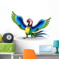 thumbnail image 1 of Pappagallo Ara Cartoon-funny Macaw Wall Decal Mural by Wallmonkeys Vinyl Peel and Stick Graphic for Girls (36 in W x 26 in H), 1 of 4