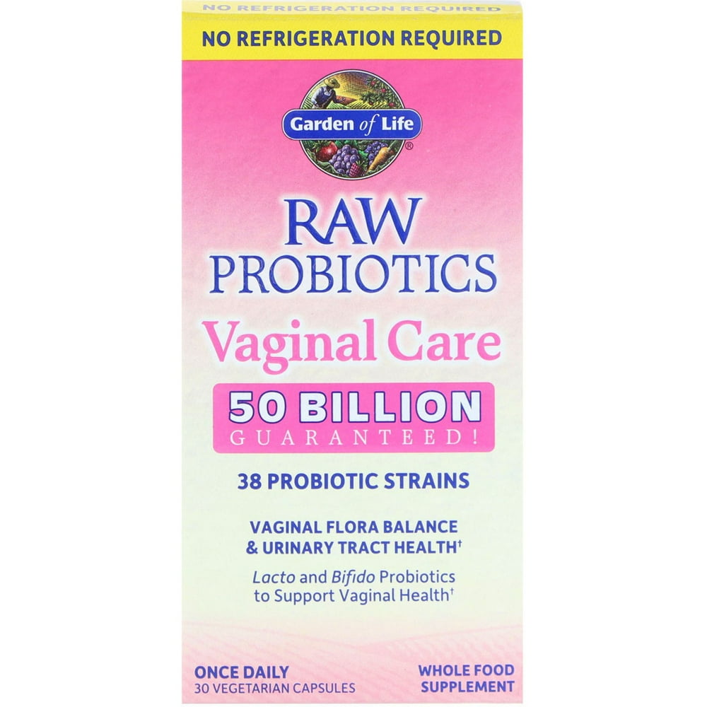 Garden of Life Raw Probiotics Vaginal Care 50 Billion CFU 30