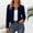*Navy, variant on ClodeEU Women's Long Sleeve Crewneck Pleated Cardigan ,Casual Slim Fit Jacket Army Green,Women's Plus L