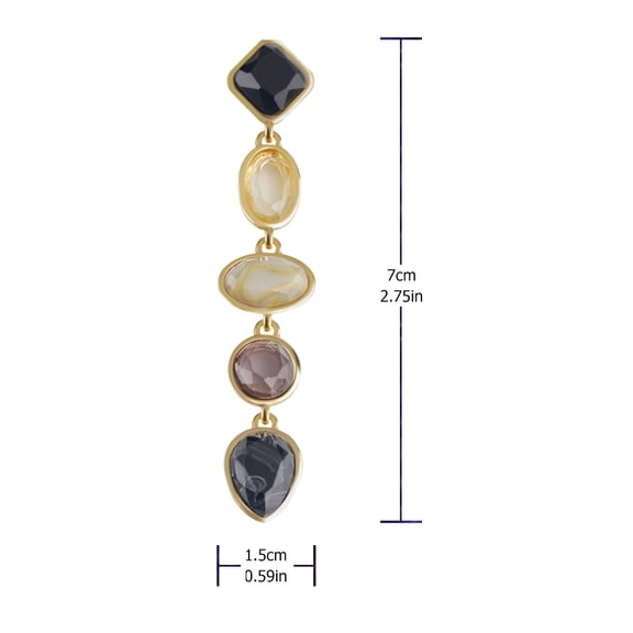 LOLIPPYY Trendy Earrings Handmade Earring Assorted Color 1 Pair Decorative