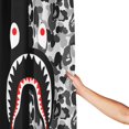 Bape Shark Camo Shower Curtain For Bathroom Decor 72x72 Inch Waterproof