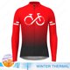 thumbnail image 3 of Jersey de ciclismo de la serie Gradient Color 2023, ropa de ciclismo de manga larga de invierno para hombre, camisetas para bicicleta de montaña y carretera, ropa cálida para bicicleta, 3 of 5